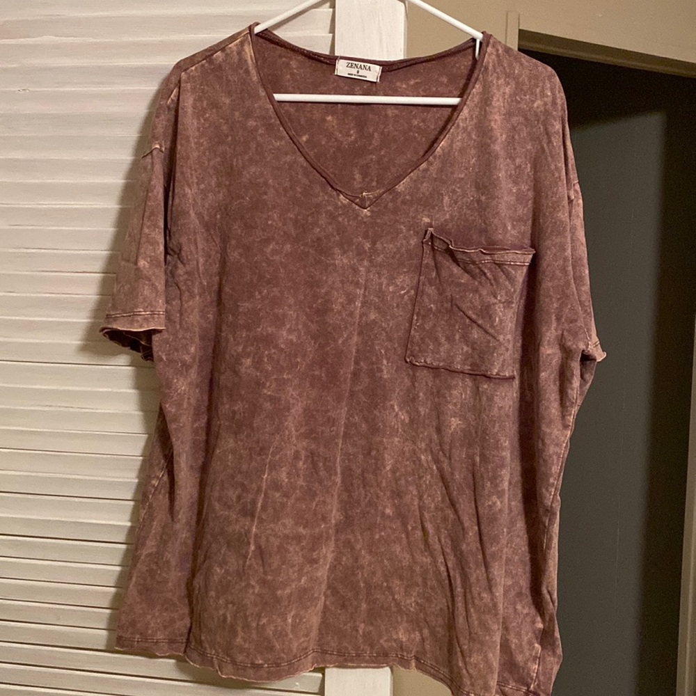 Oversized purple top 💜